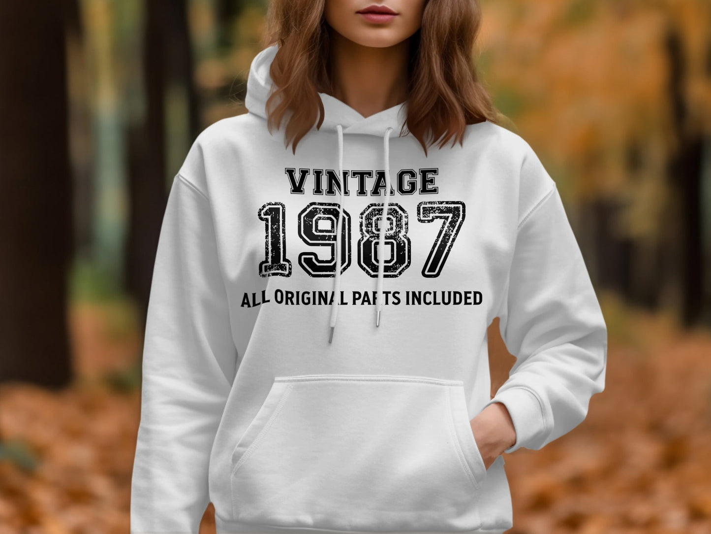Vintage 1987 All Original Parts Included Design Hoodie