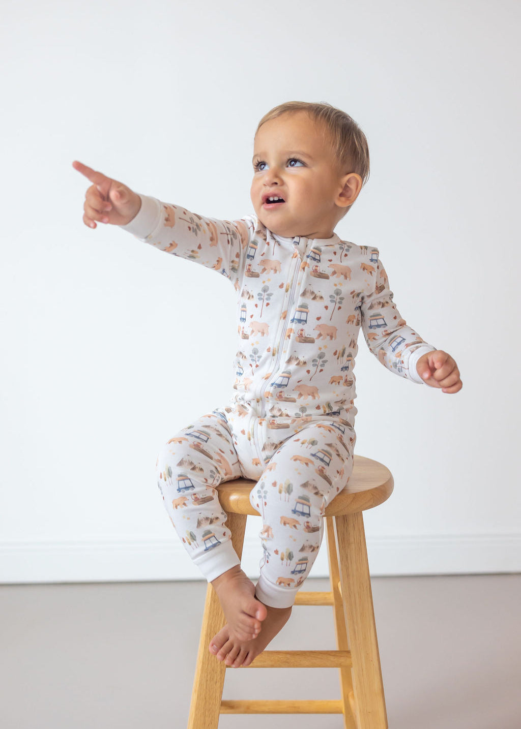Forest Adventure Pima Baby Pajama