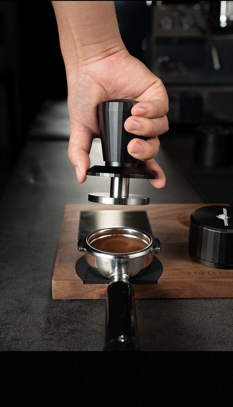 Black Myth Impact Tamper - 30LB Constant Force Spring Espresso Tamper Under $49