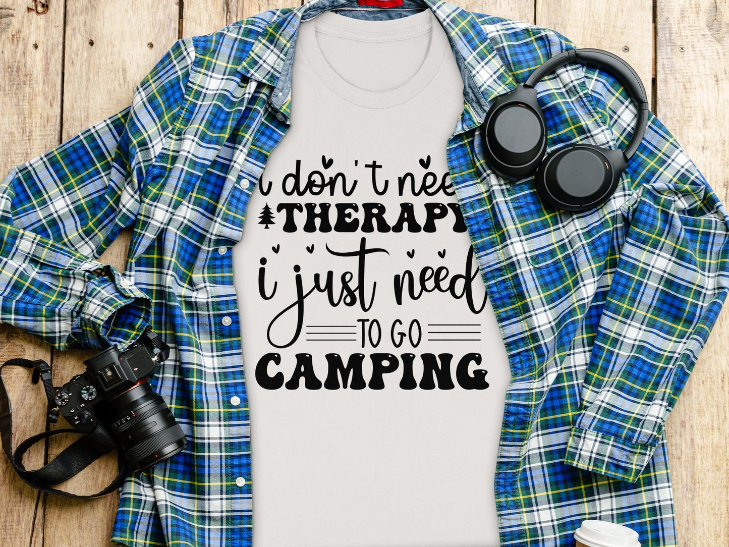 I Don't Need Therapy Just Camping Adventure T-Shirt
