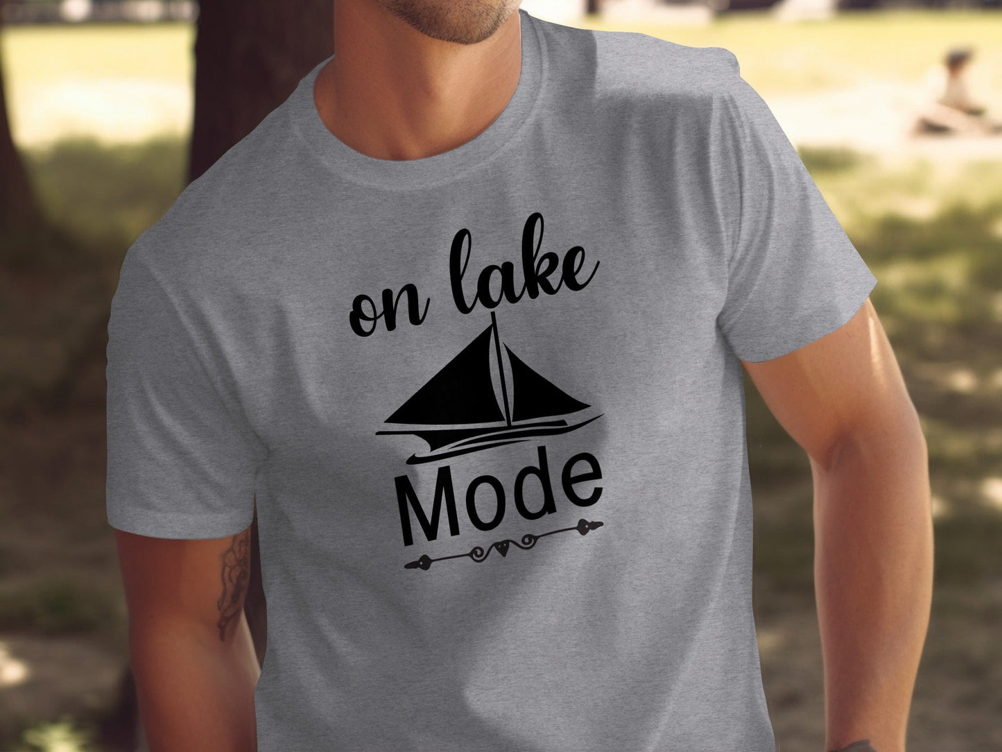 On Lake Mode Boat Vacation Summer Holiday Trip T-Shirt