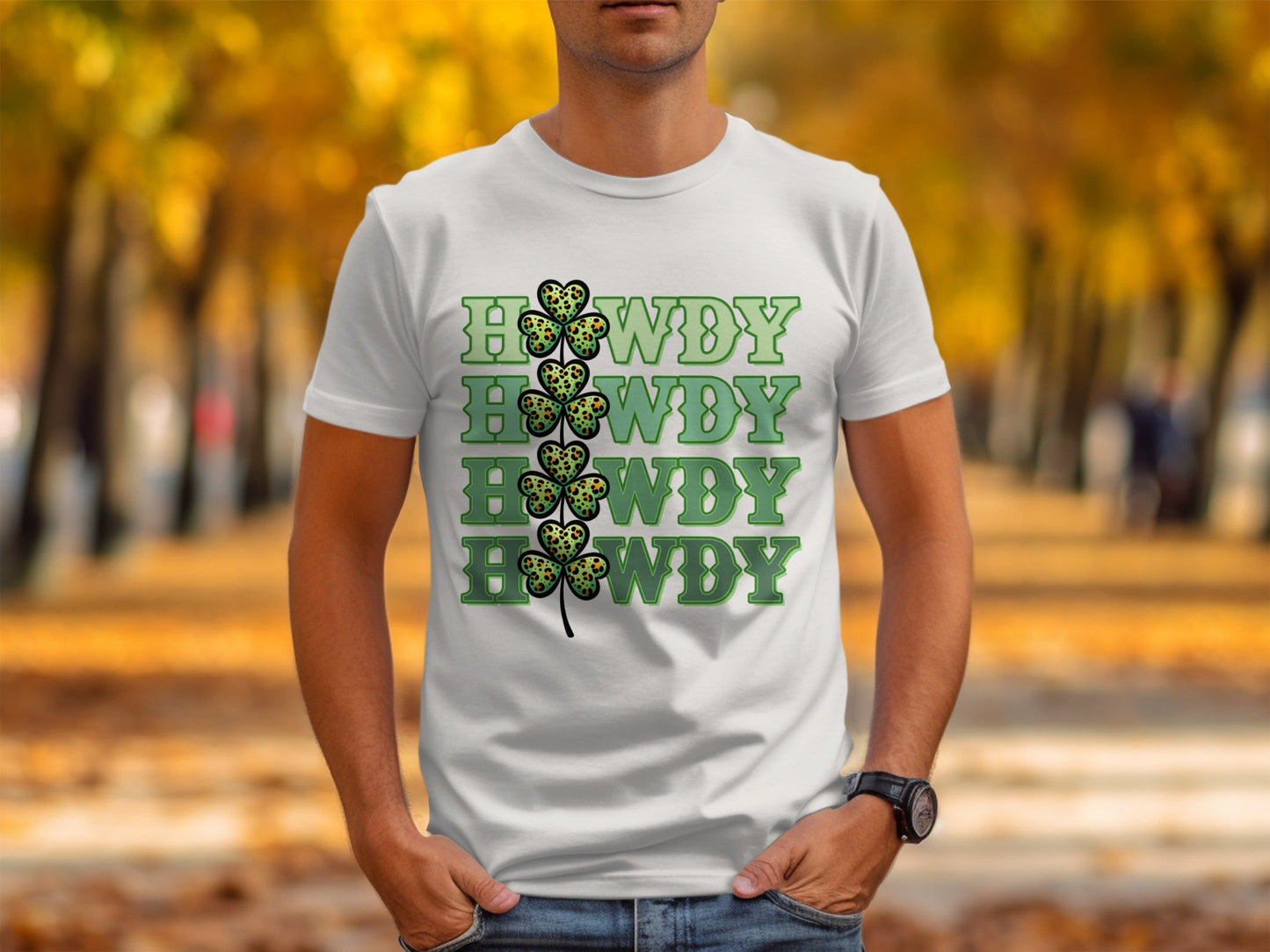 Howdy St Patricks Day T Shirts, Leopard Print Shamrock T Shirts, Funny Irish T Shirts, Lucky Clover Shirt, St Paddys Day Tees