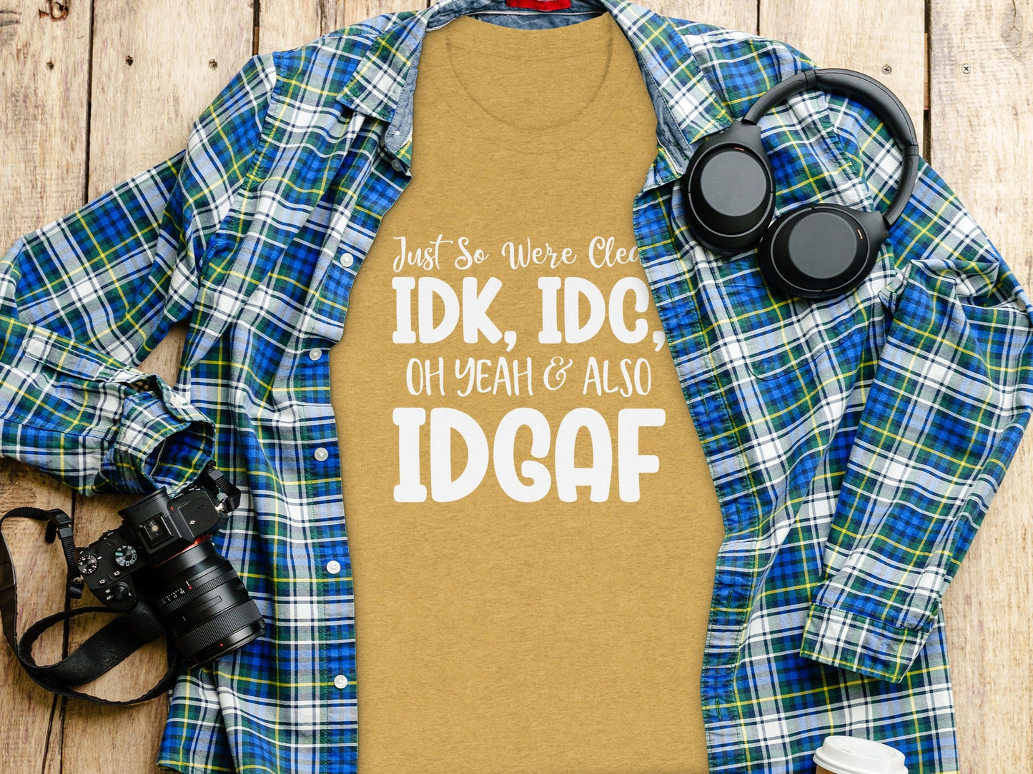 Just So Were Clear Sarcastic Funny Graphic Design T-Shirt