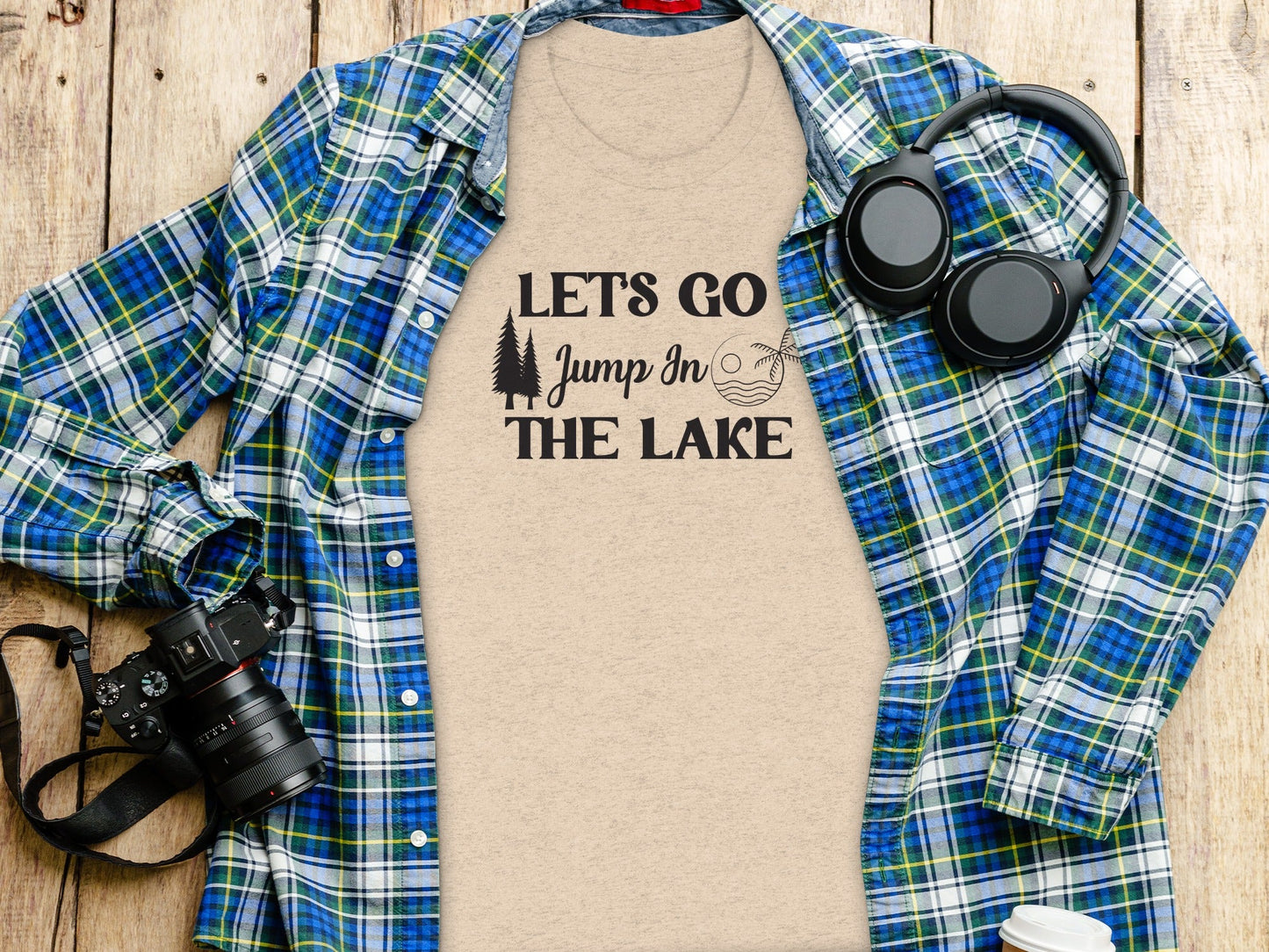 Lets Go Jump In The Lake Outdoors Adventure T-Shirt