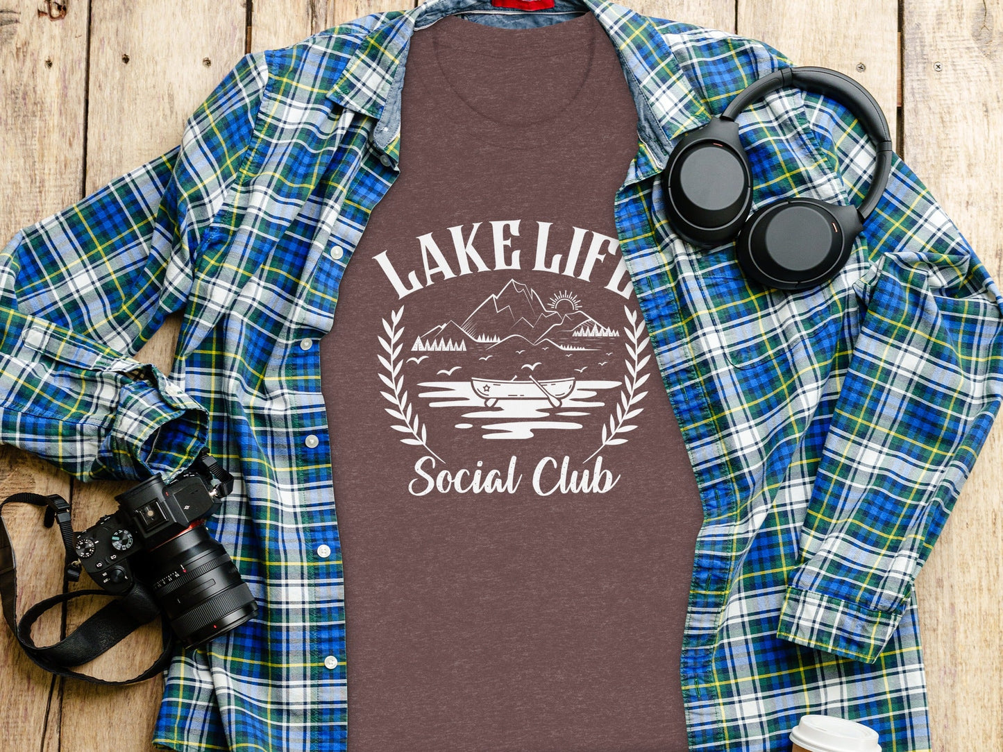 Lake Life Social Club Boating Outdoor Activity T-Shirt