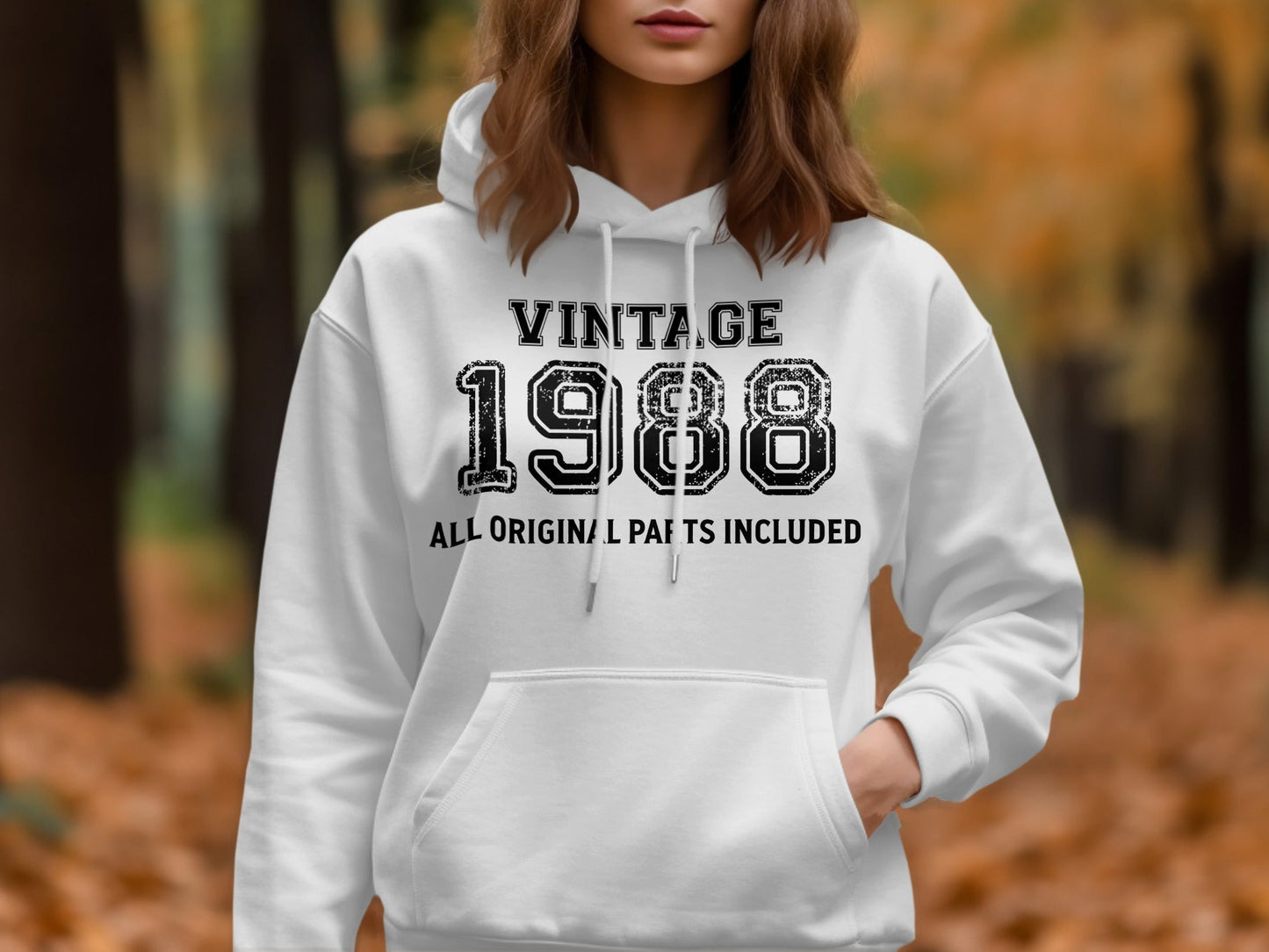 Vintage 1988 All Original Parts Included Design Hoodie