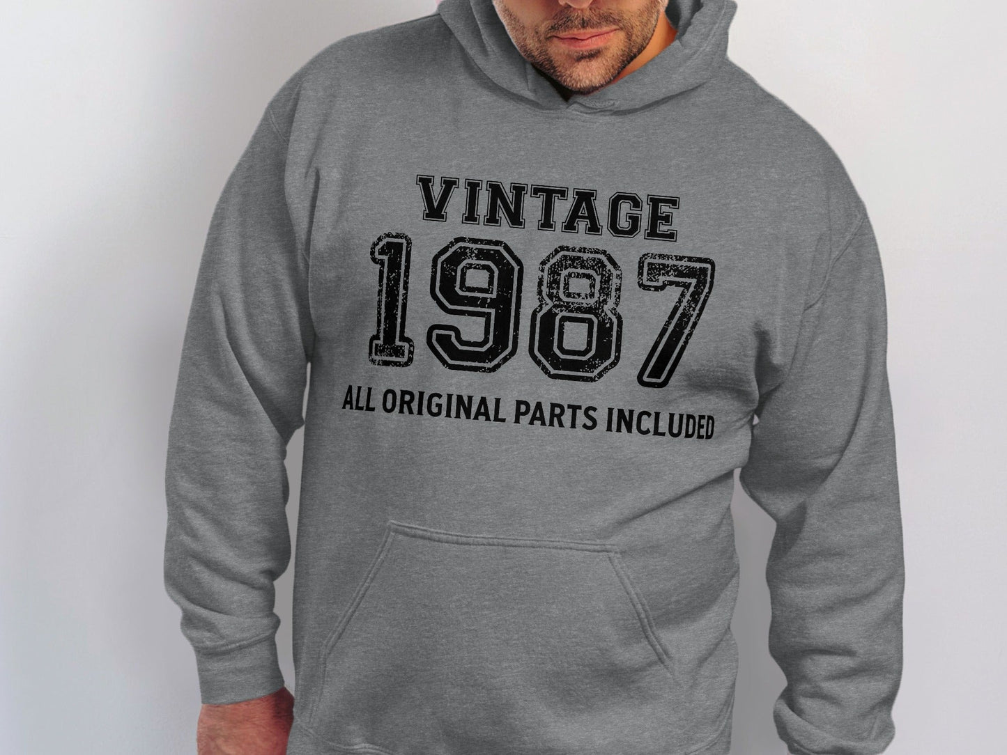 Vintage 1987 All Original Parts Included Design Hoodie