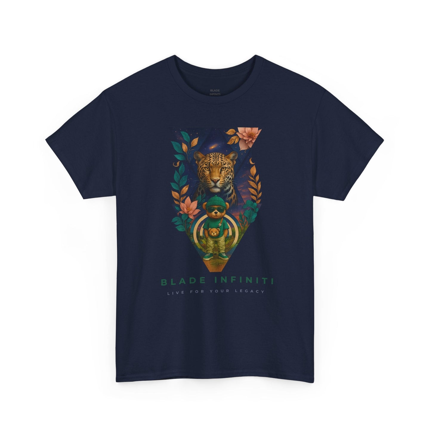Bladeverse Galactic Jungle Leopard/Teddy Bear T-Shirt