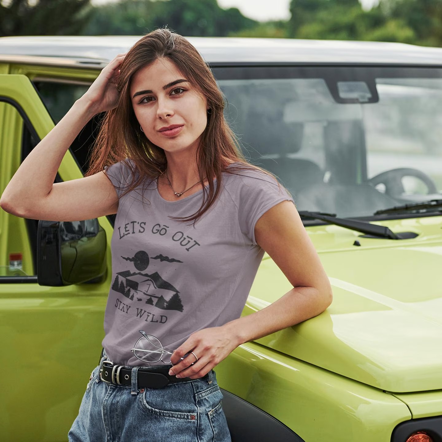 Let's Go Out Stay Wild Nature Lover Unisex T-Shirt - Adventure Outdoor Tee