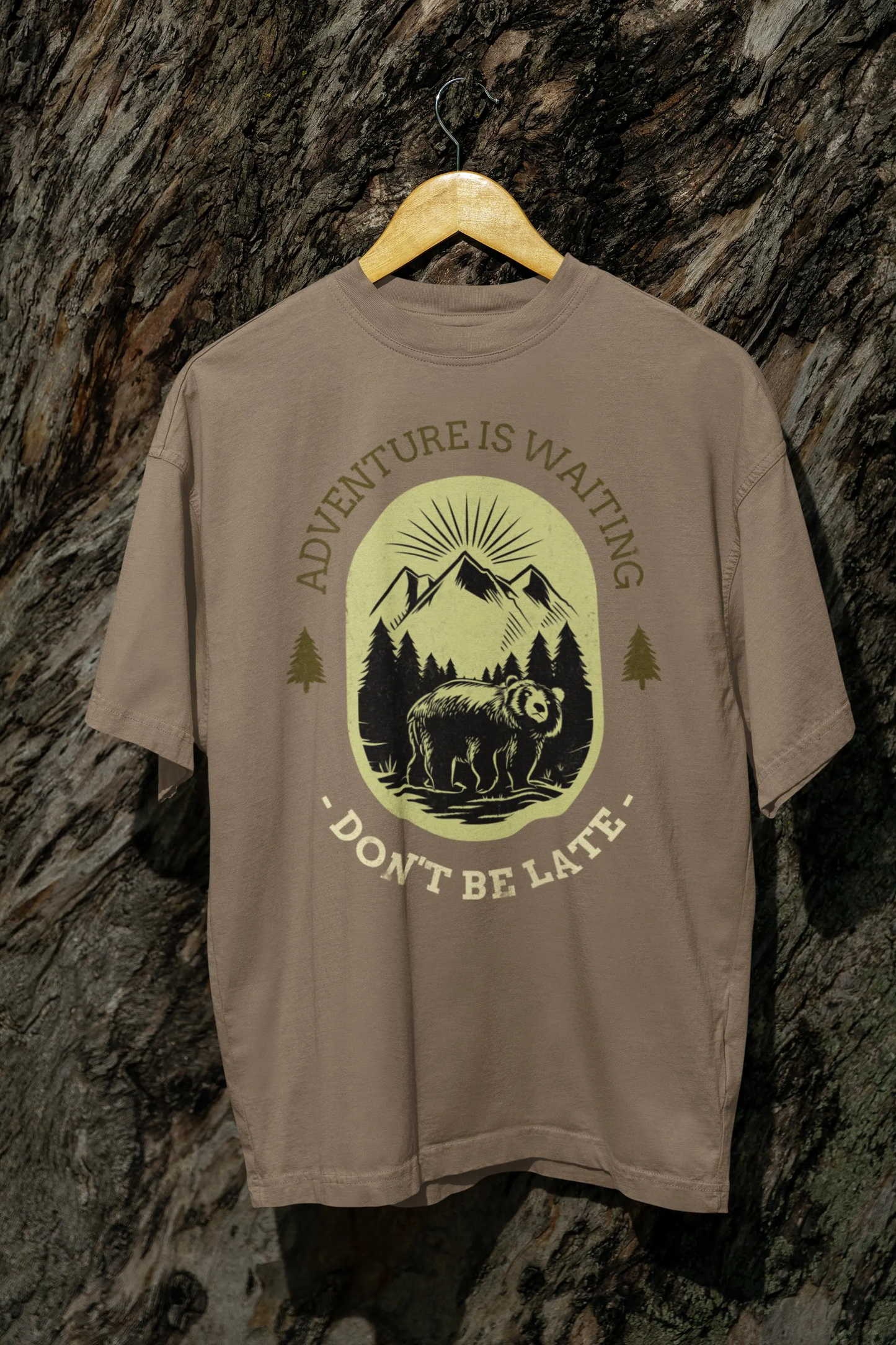 Adventure is Waiting Unisex Tee - Nature Lover Wilderness Hiking Shirt