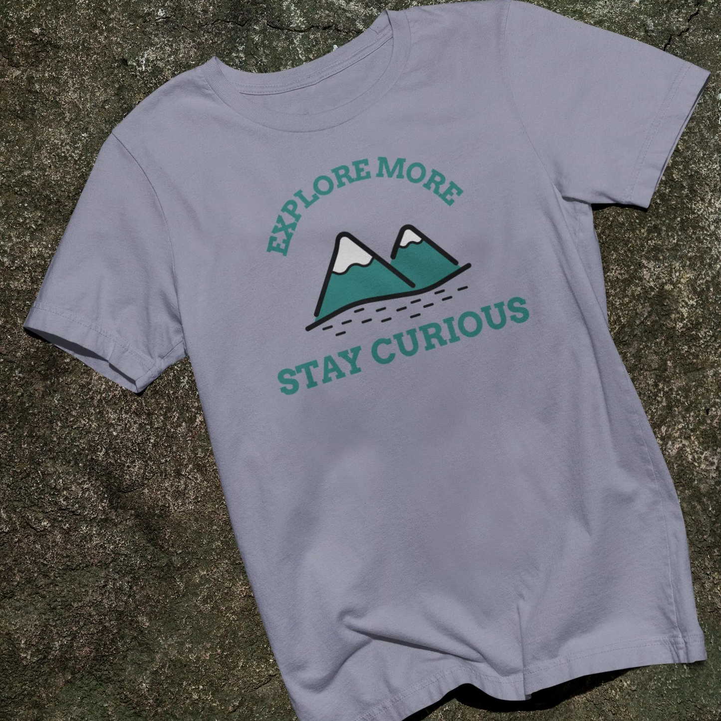 Explore More Stay Curious Adventure T-Shirt - Unisex Outdoor Hiking Tee