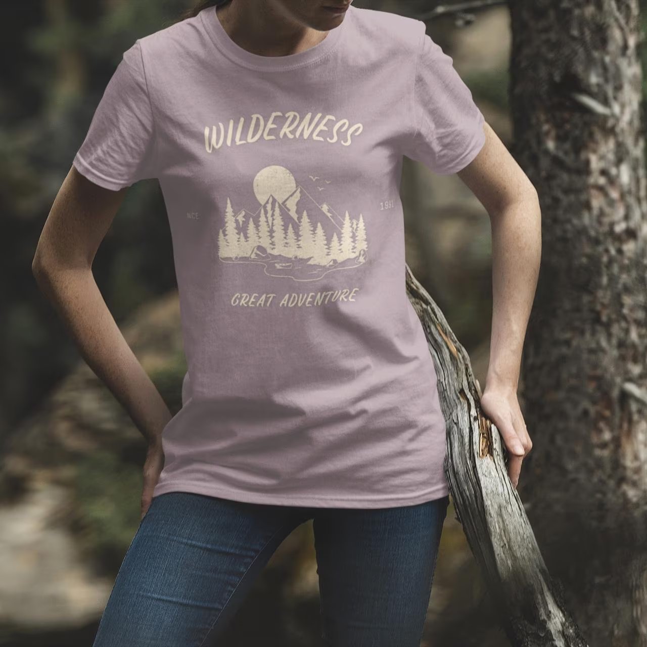 Wilderness Adventure T-Shirt - Unisex Nature Lover Tee for Hiking & Camping