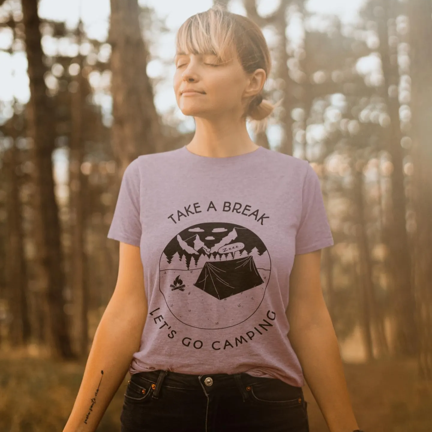 Relaxing Camping T-Shirt - Adventure Outdoor Apparel for Nature Lovers