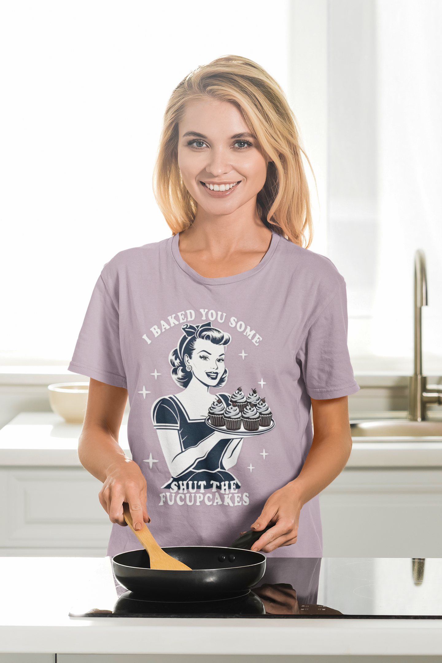 Retro Baking Humor T-Shirt - Funny Kitchen Gift for Bakers & Cooking Enthusiasts