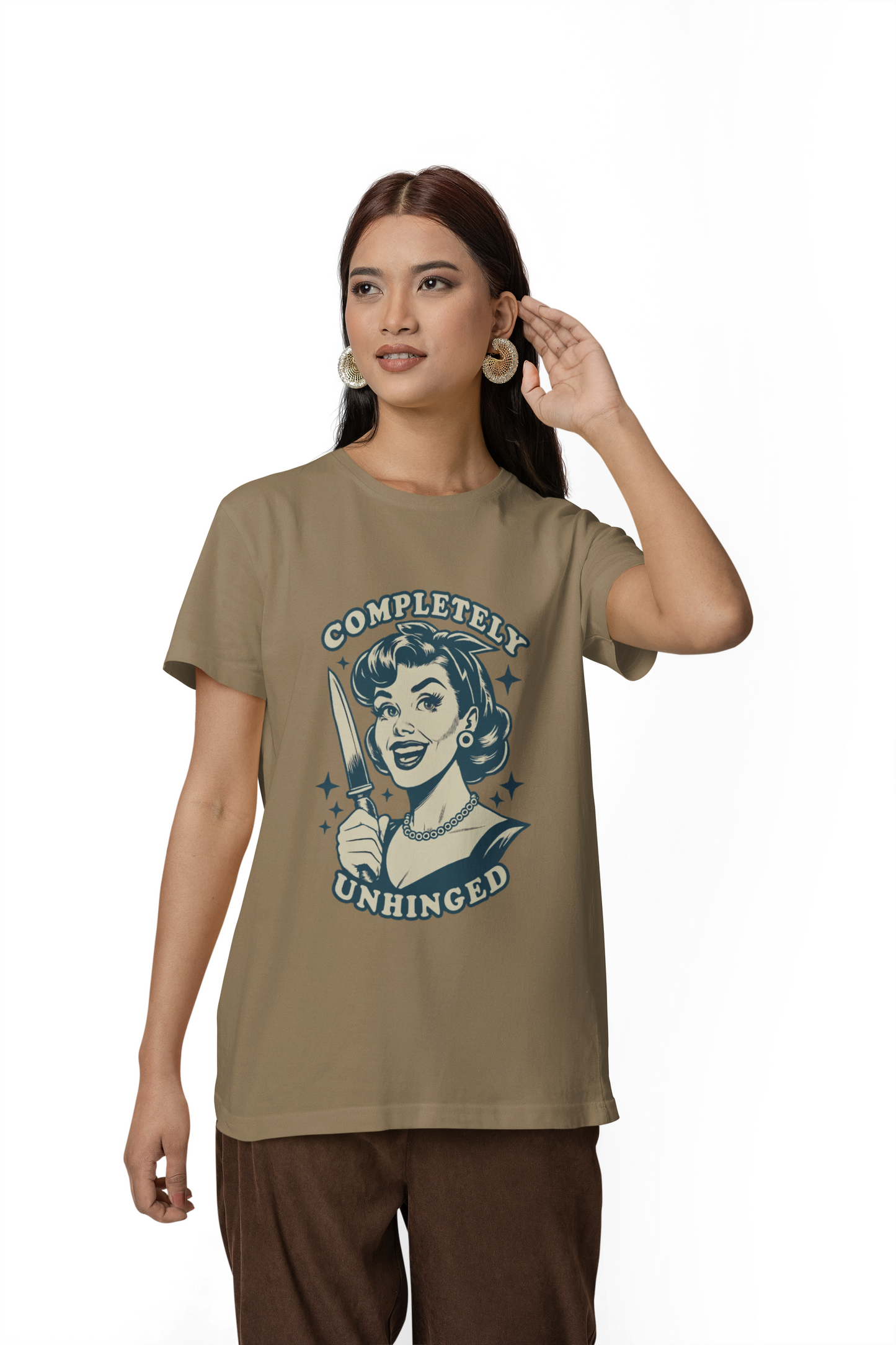 Completely Unhinged Graphic Tee - Funny Vintage Style T-Shirt