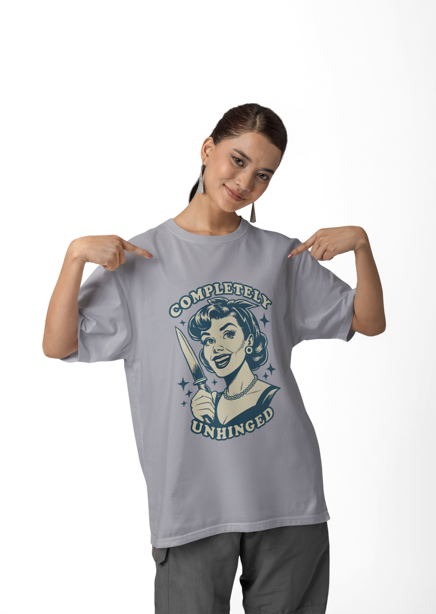Completely Unhinged Graphic Tee - Funny Vintage Style T-Shirt