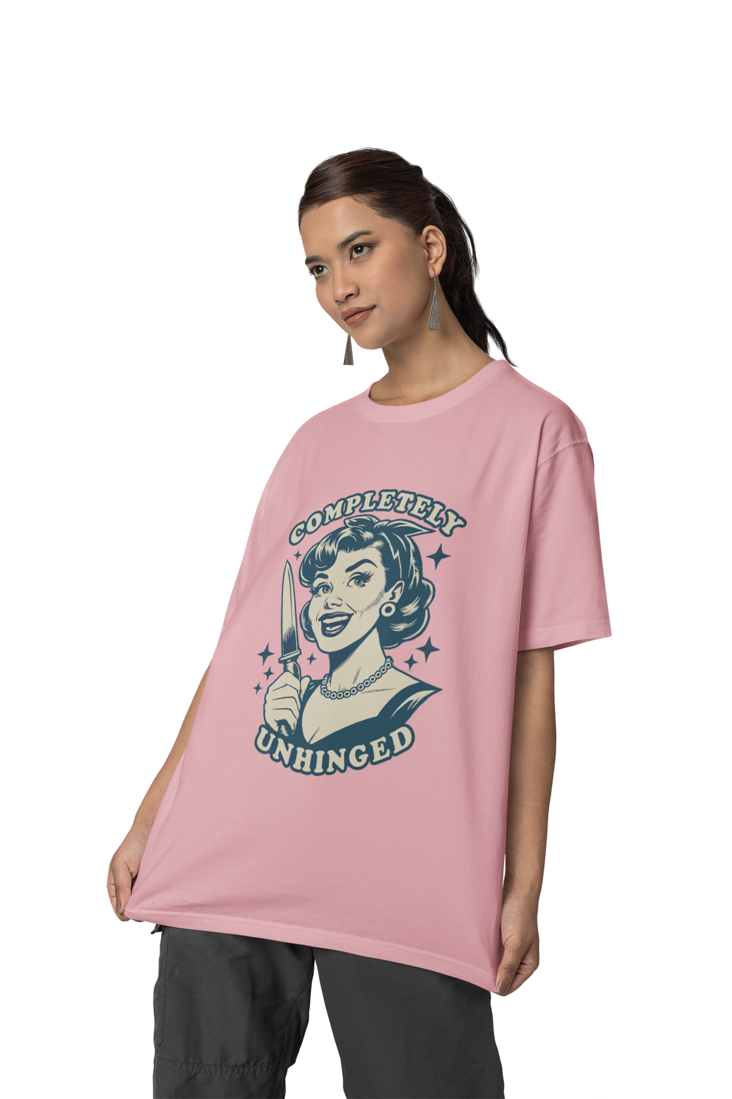 Completely Unhinged Graphic Tee - Funny Vintage Style T-Shirt