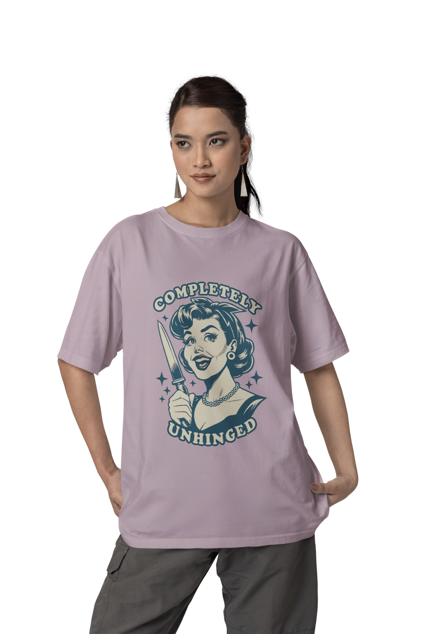 Completely Unhinged Graphic Tee - Funny Vintage Style T-Shirt