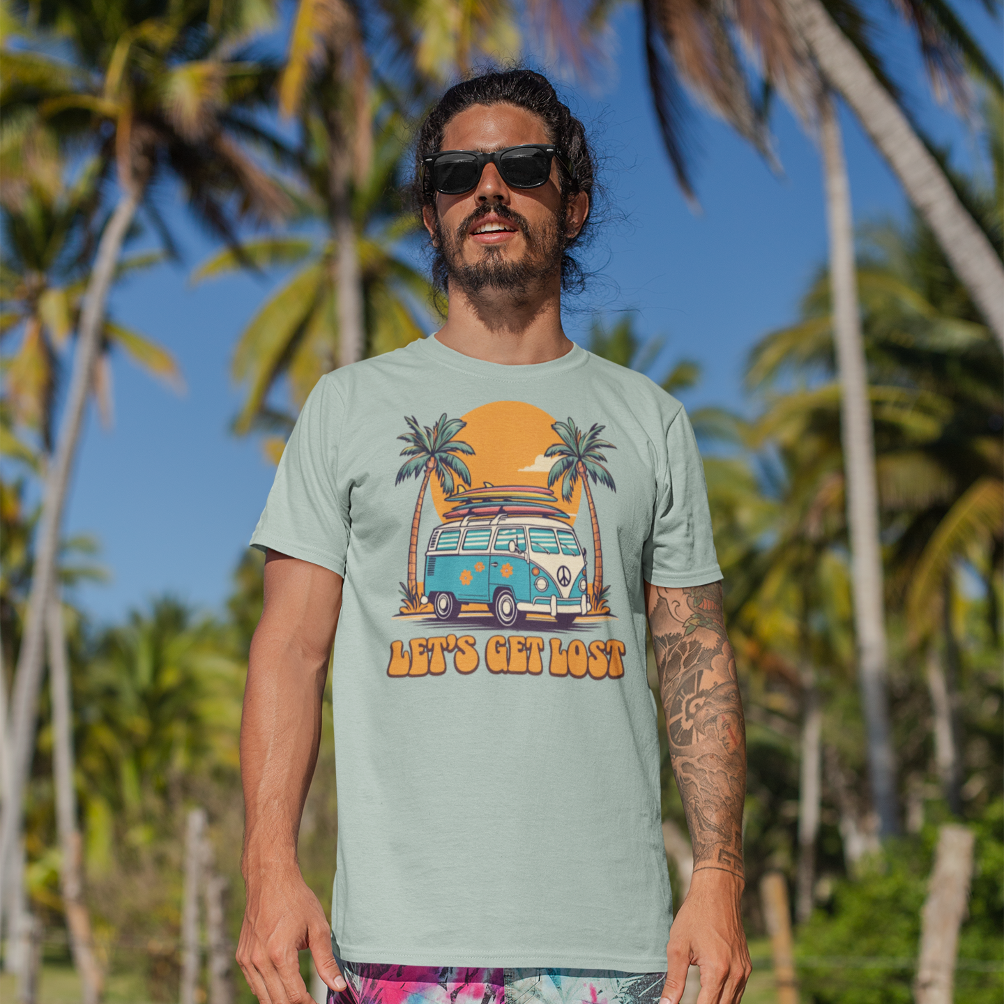 Let's Get Lost Retro Adventure Tee - Unisex Travel Shirt for Nature Lovers