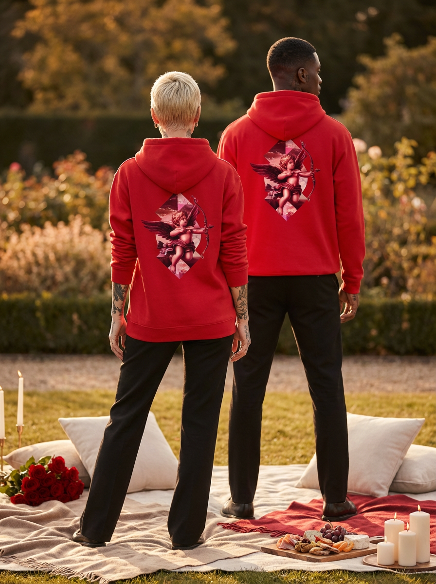 Cupid's Bow + Arrow - Love, Infiniti Hoodie