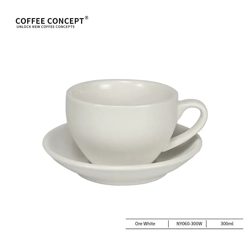Best Latte Art Cup for Home Baristas - Sawada Style Wide-Mouth Ceramic 300ml Under $11