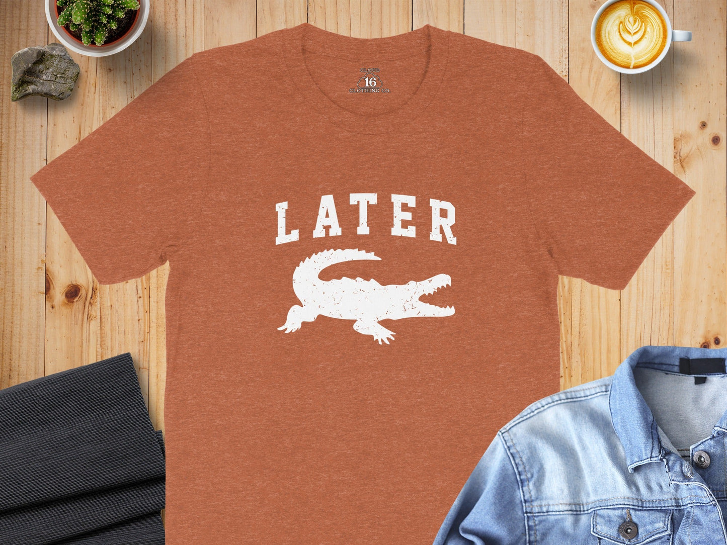 Later Alligator Crocodile Funny Sarcastic Phrase T-Shirt