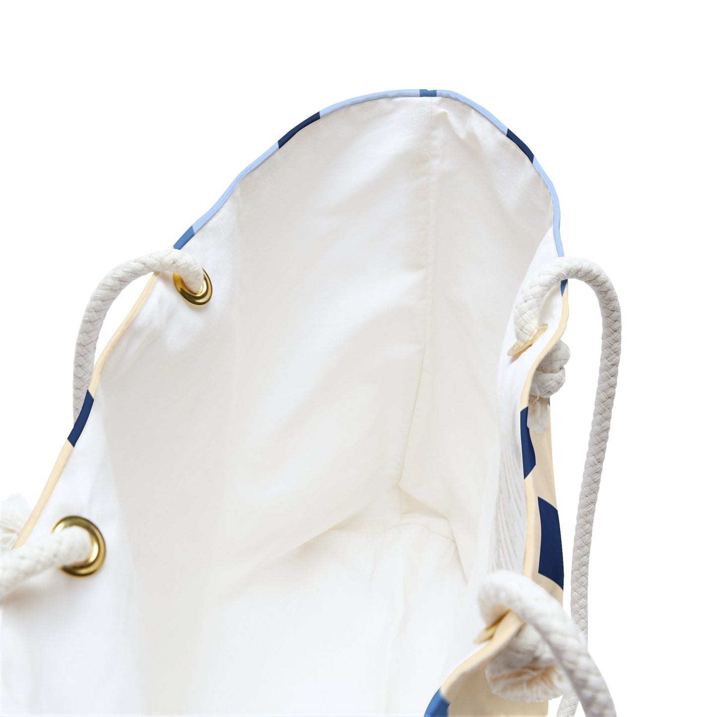 French Pool Bag — á la Piscine Oversized Blue Stripped Tote