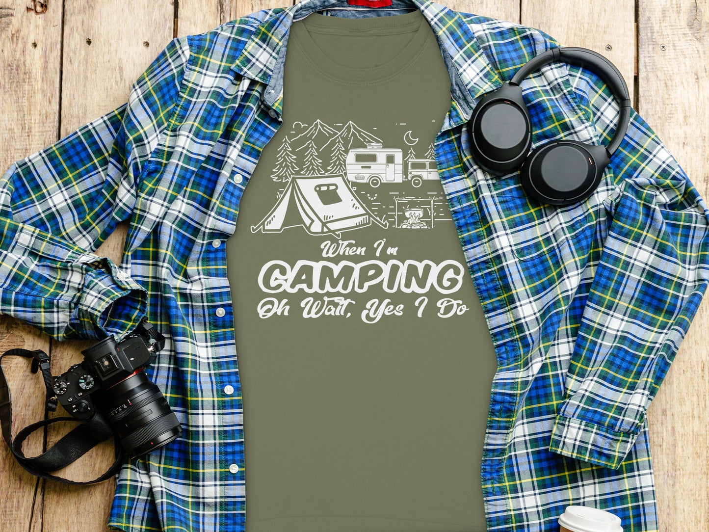When I am Camping Oh Wait Yes I Do Camping Long Sleeve T-Shirt