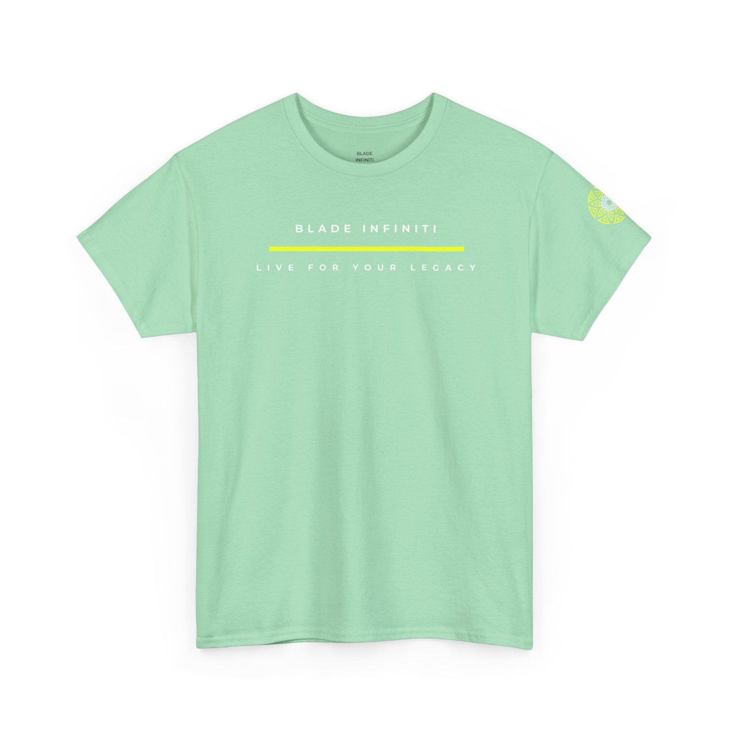 Geometric King Version 2 Neon Green Tiger Back T-Shirt