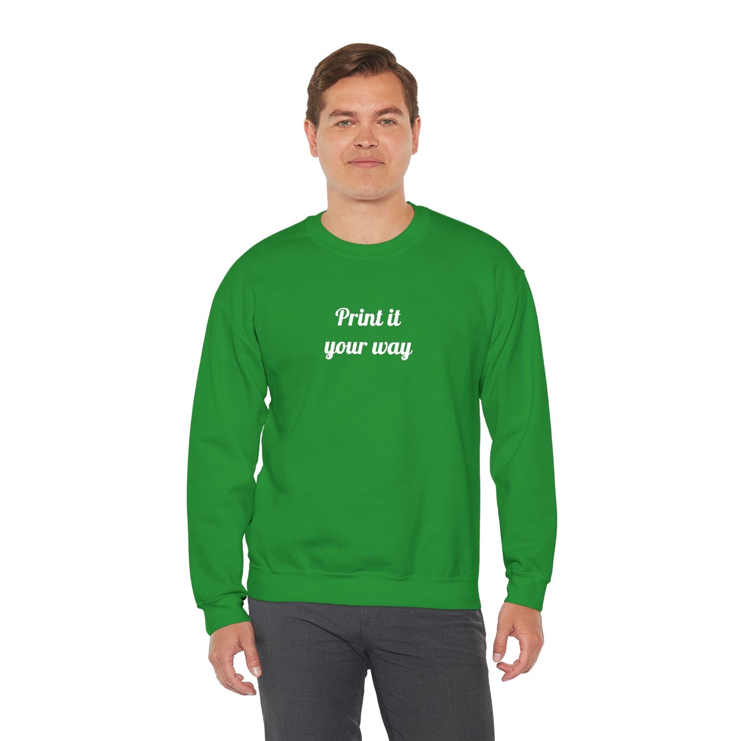 Embroidery Personalization - Unisex Crewneck Sweater (Make It Yours)