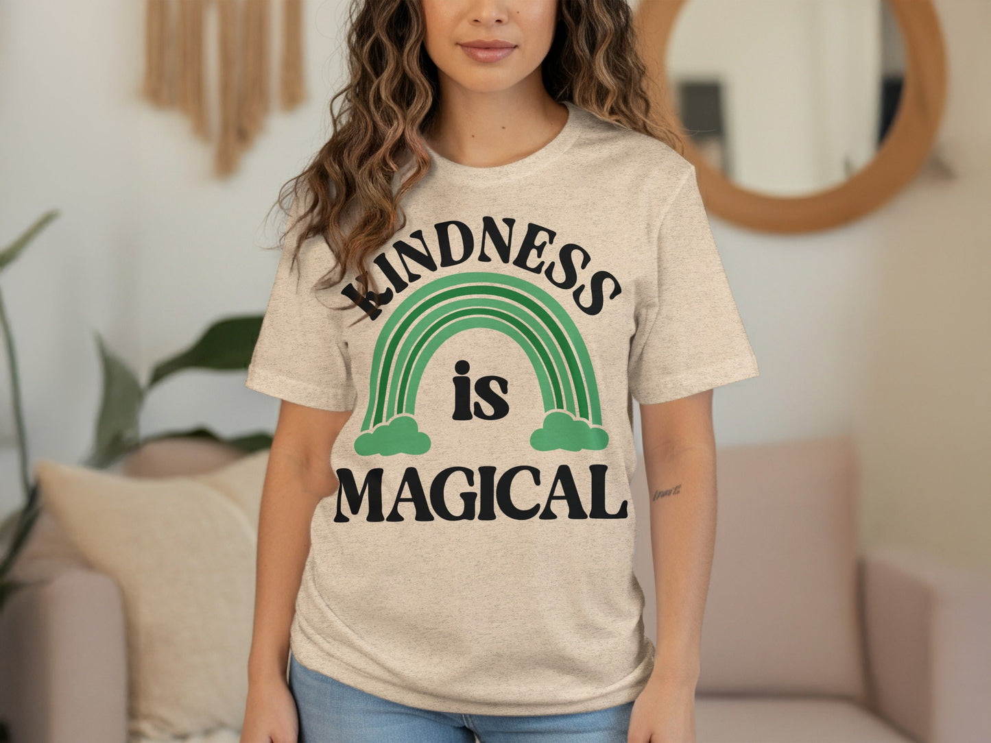 Kindness Is Magical Statement Fashion Graphic T-Shirt