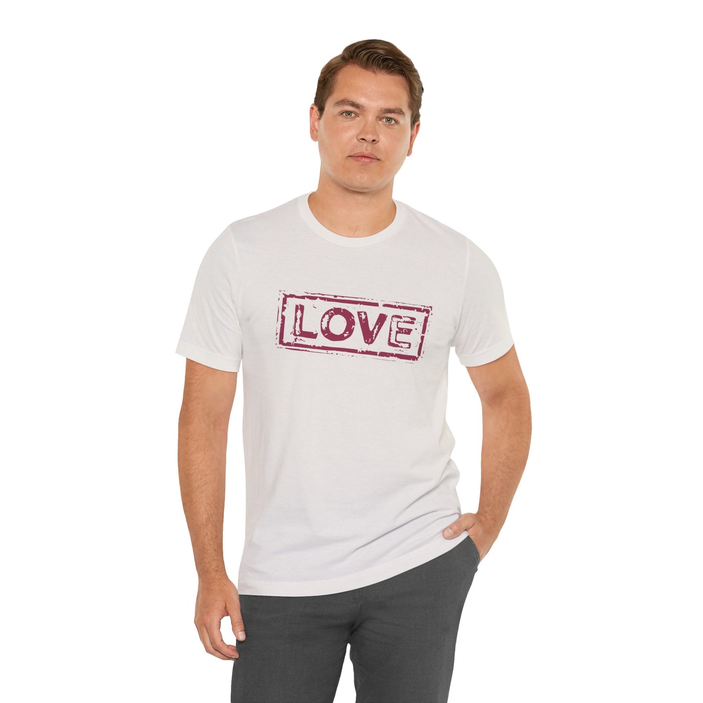 Love T-Shirt - Vintage Distressed Heart Graphic Tee