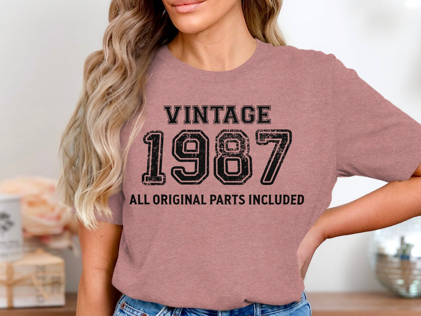 Vintage 1987 All Original Parts Included Birthday T-Shirt
