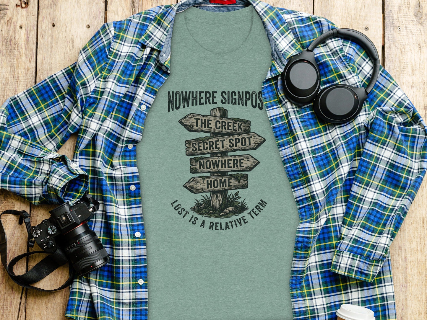 Nowhere Signpost Adventure: Backcountry Outpost Shirt