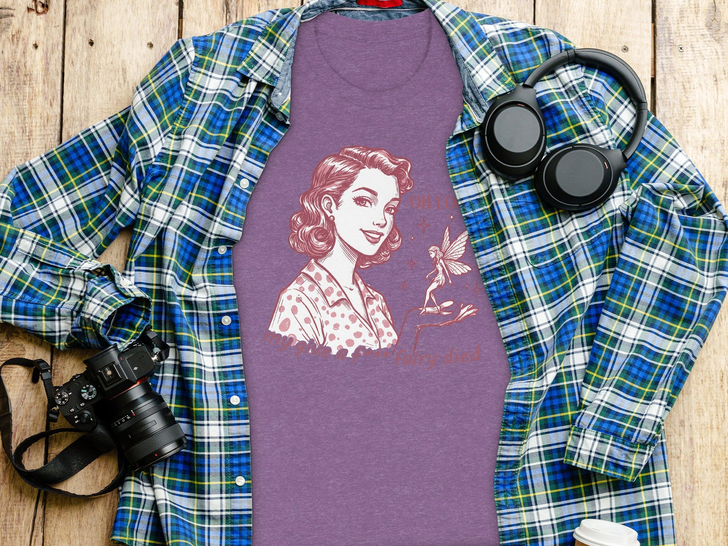 My Give A F Fairy Died Funny Attitude Graphic T-Shirt