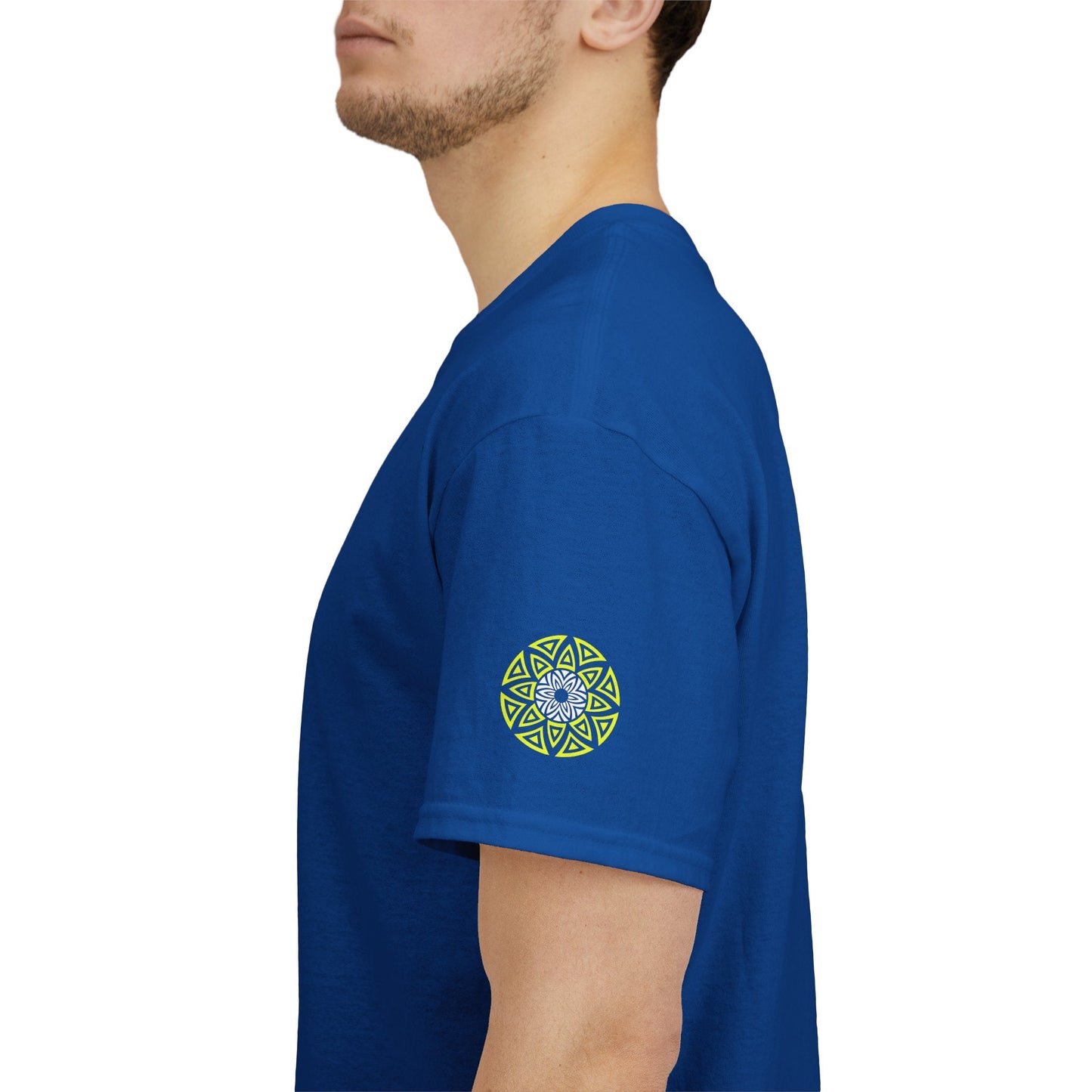 Geometric Odyssey Neon Green TX T-Shirt