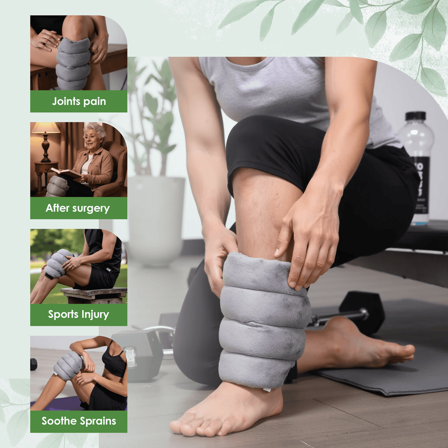 Knee Microwave Heating Pad for Knee Pain Relief