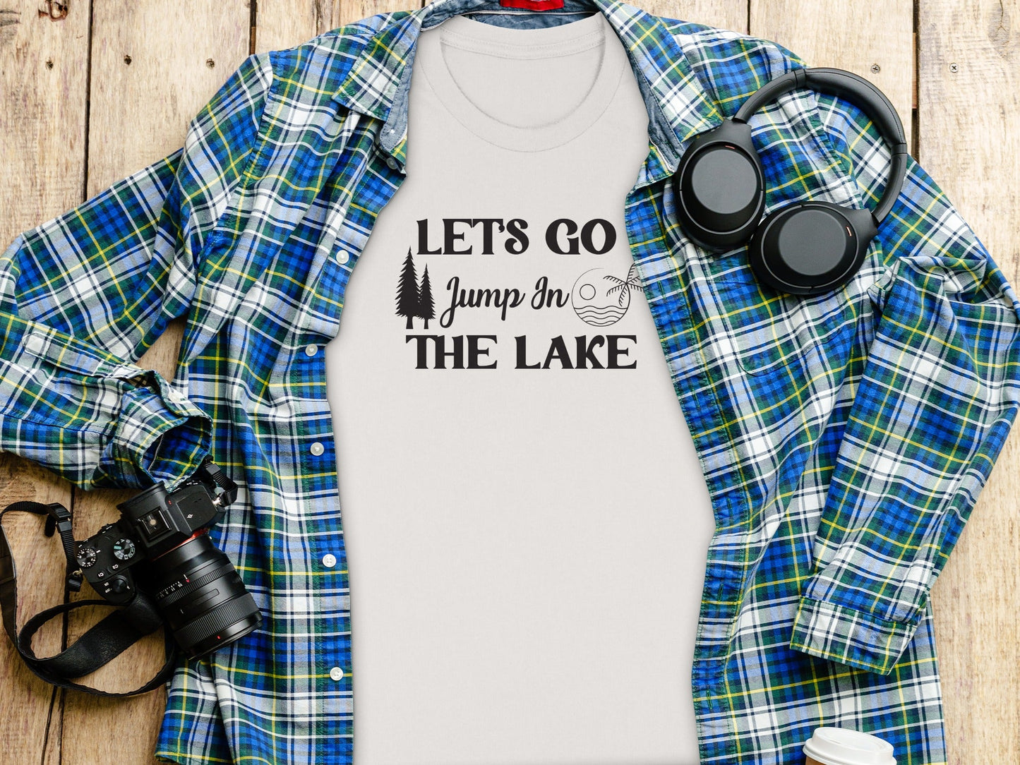 Lets Go Jump In The Lake Outdoors Adventure T-Shirt