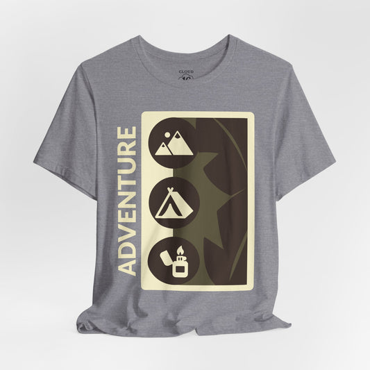 Adventure Camping T-Shirt - Unisex Outdoor Hiking Tee for Nature Lovers