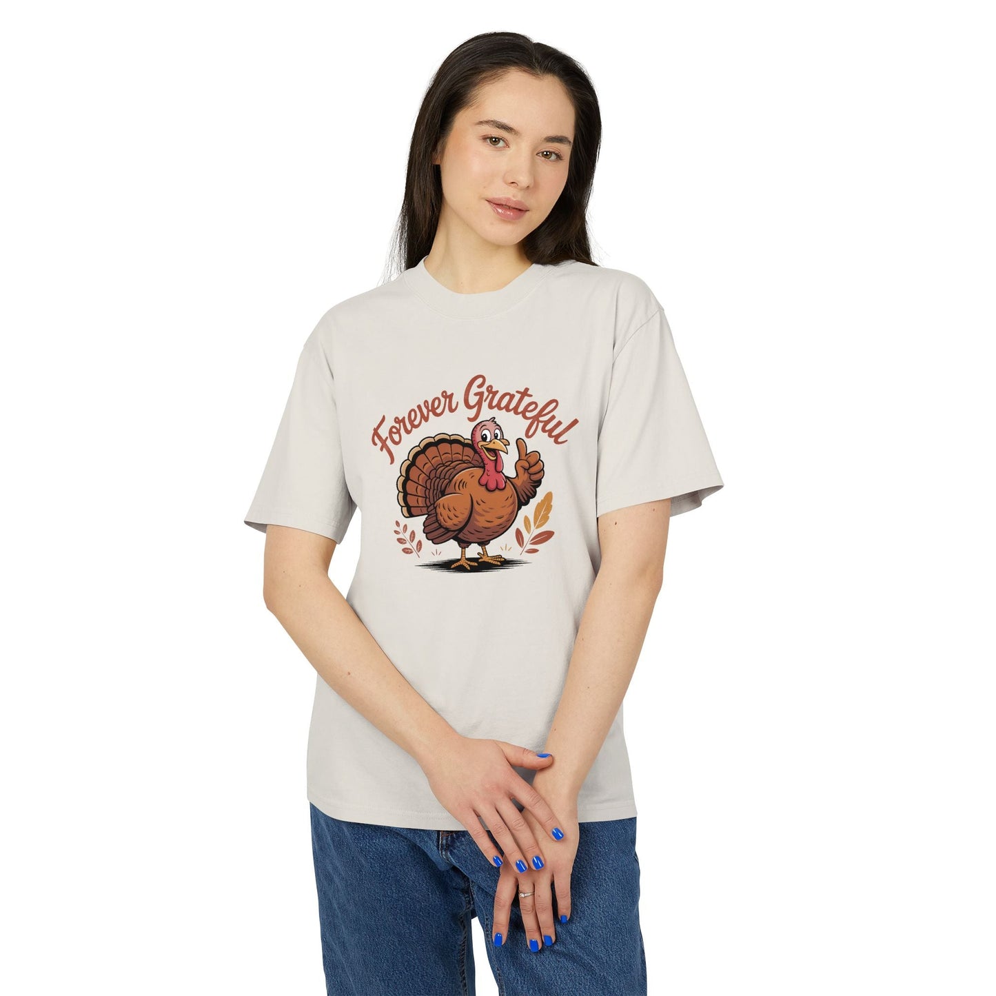 Forever Grateful Unisex Heavy Faded T-Shirt