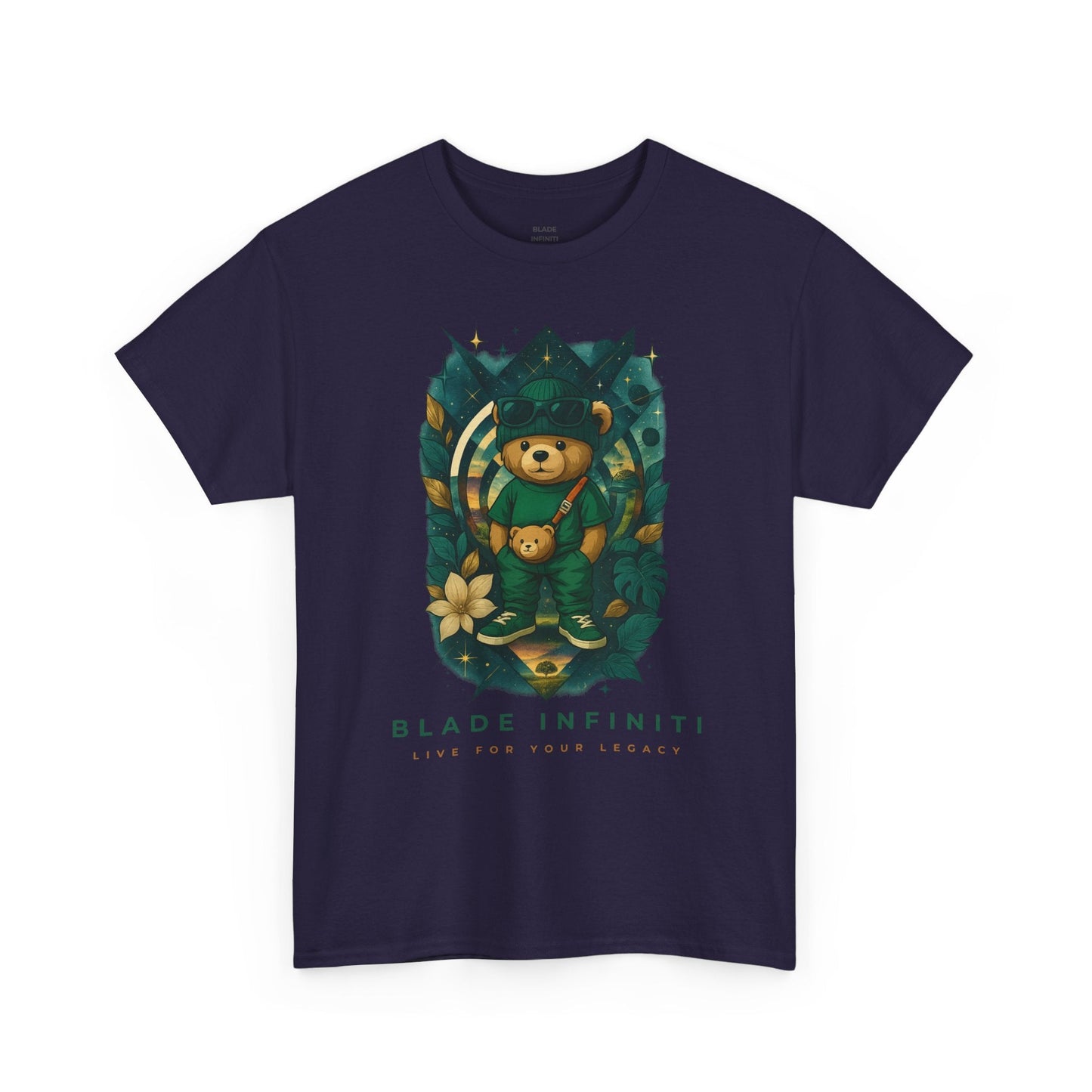 Galactic Jungle Teddy Bear/Nature T-Shirt
