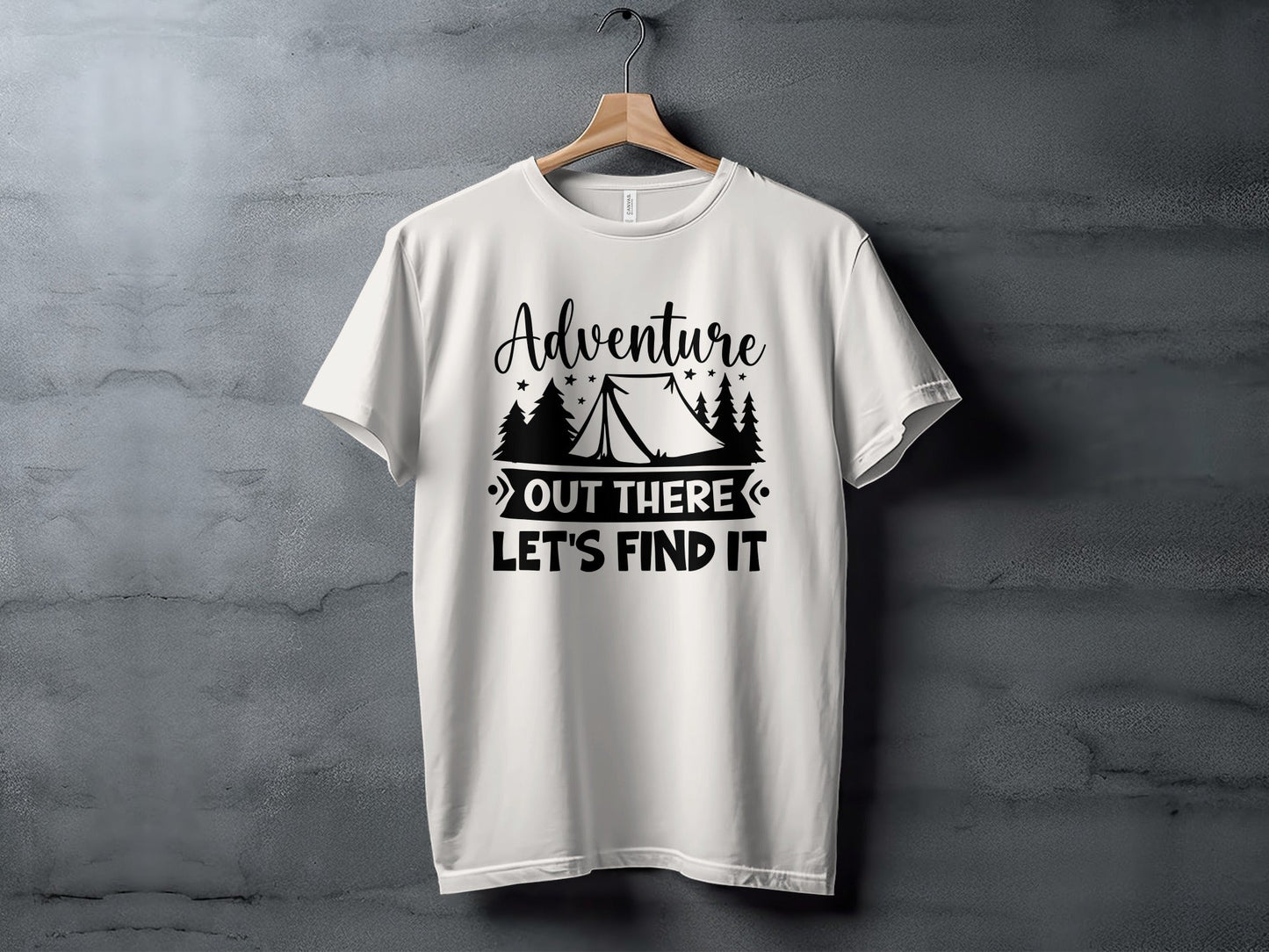 Adventure Out There Lets Find It Graphic Adventure T-Shirt