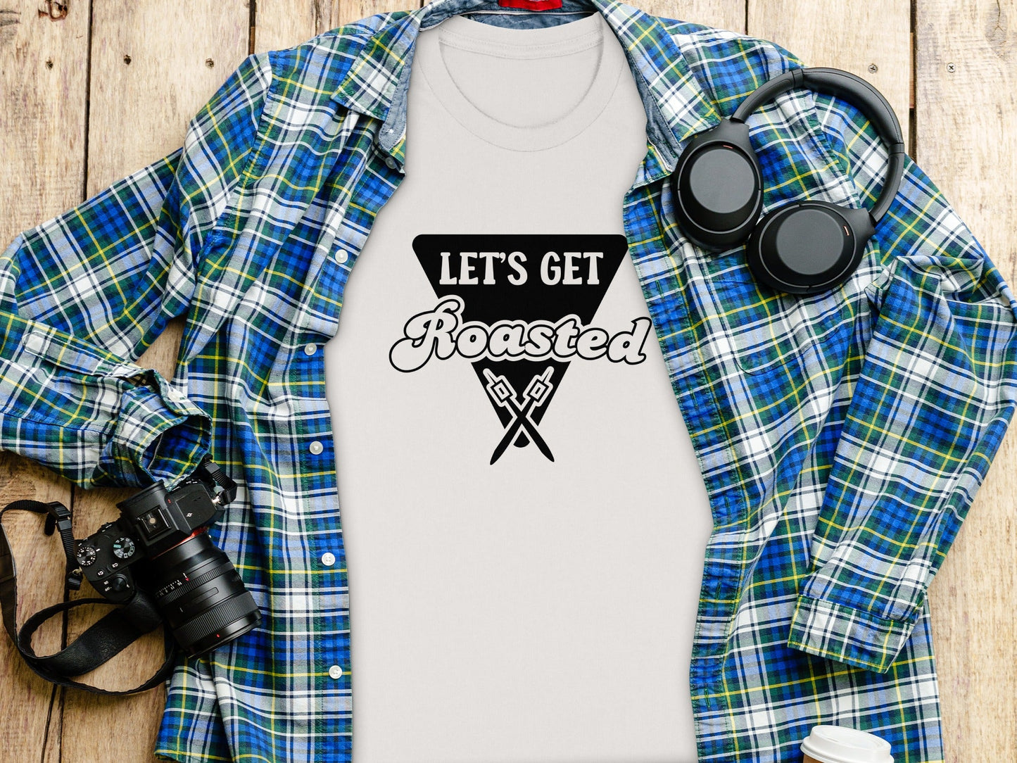 Let's Get Roasted Marshmallow Roasting Sticks T-Shirt