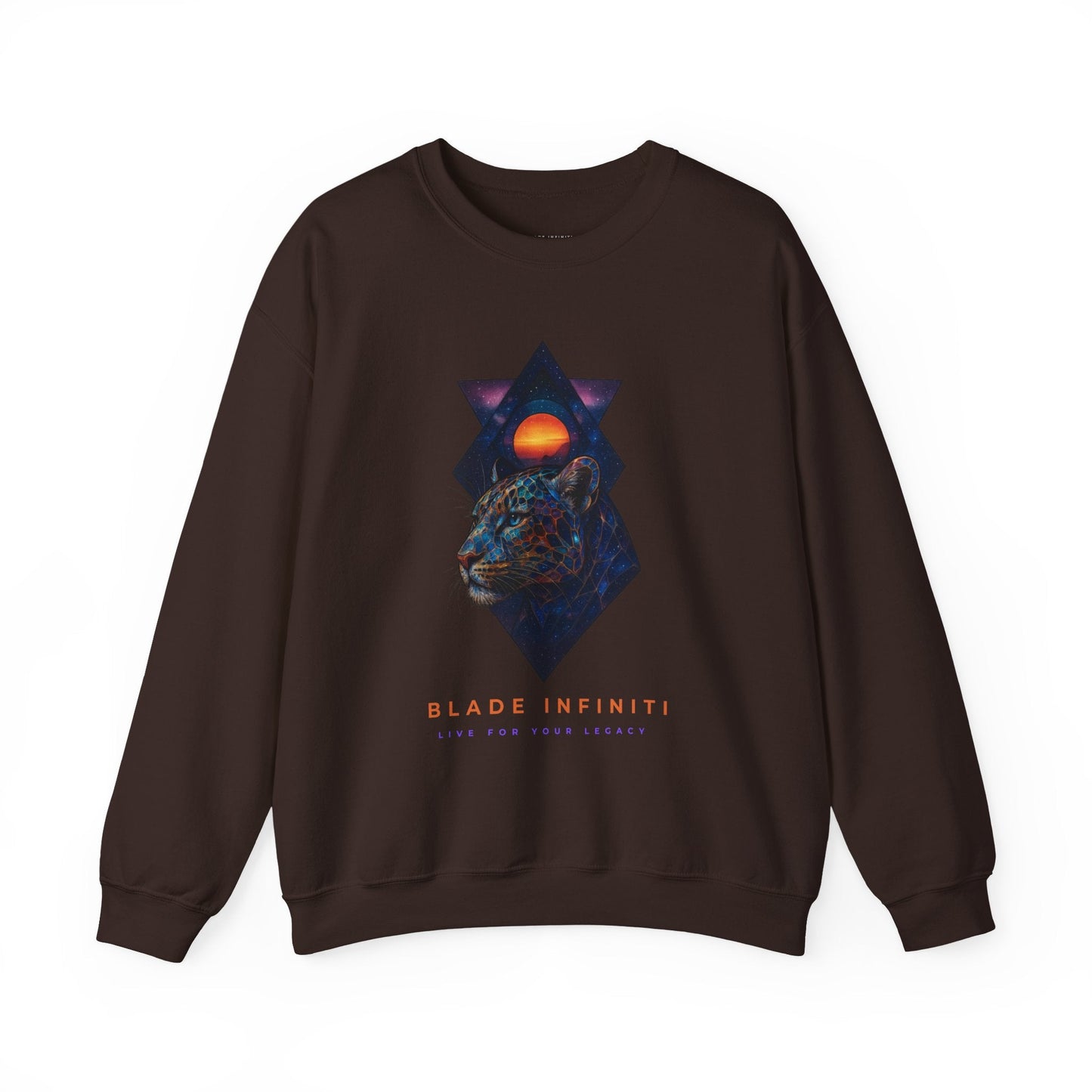 Mosaic Leopard Unisex Crewneck Sweater