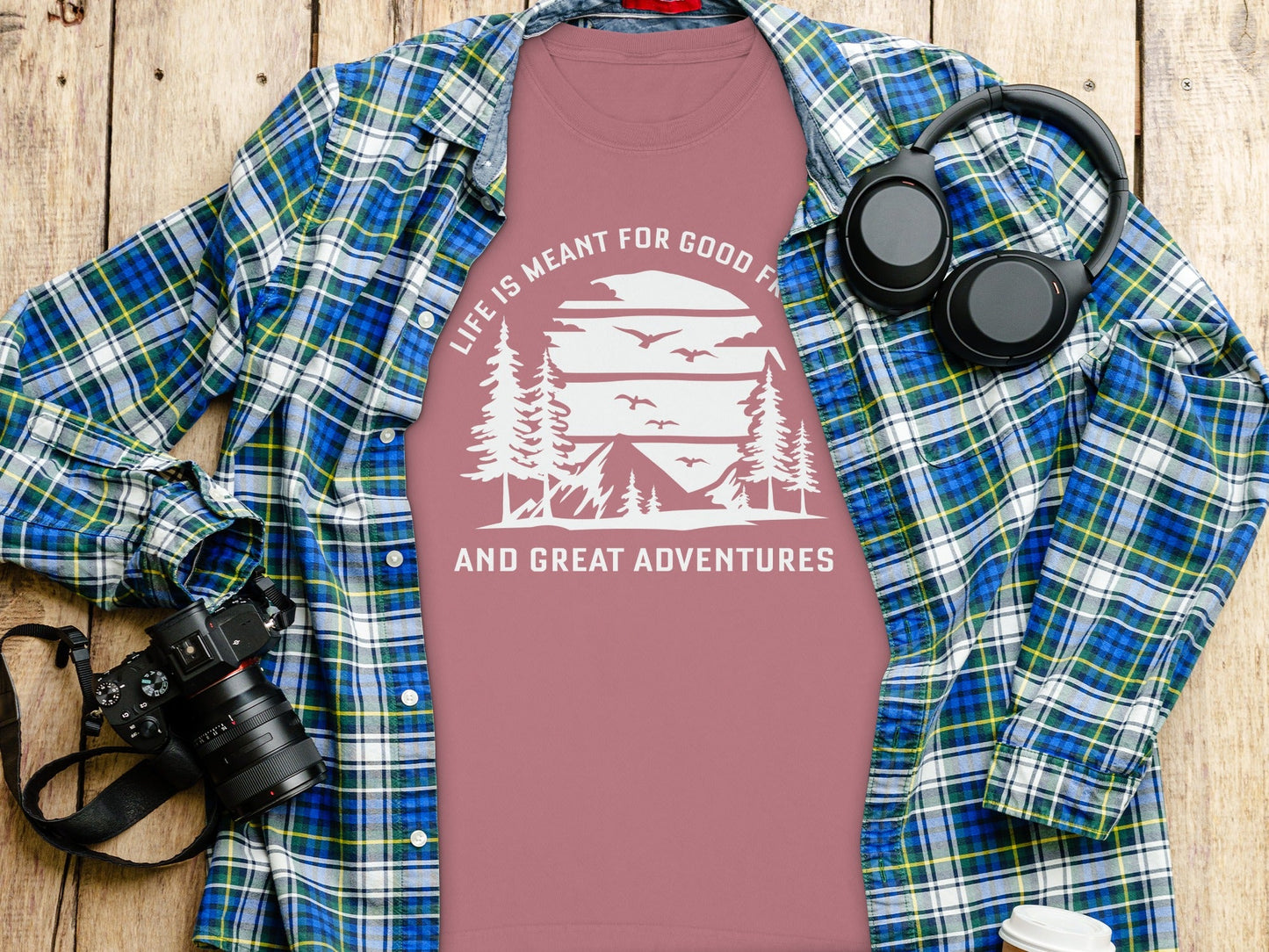 Life is Meant for Good Friends and Great Adventures Long Sleeve T-Shirt