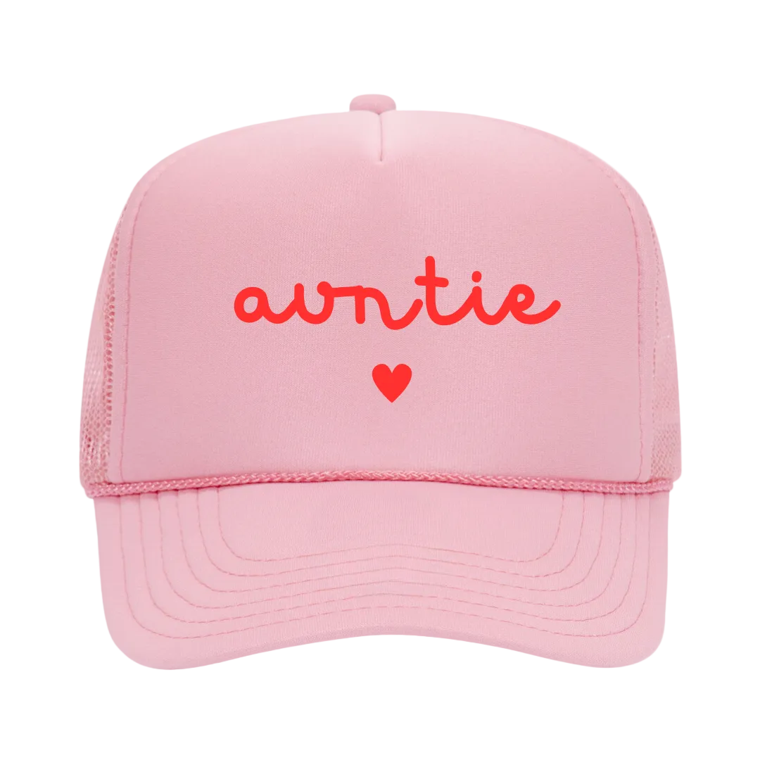 AUNTIE HEART ♡ trucker hat