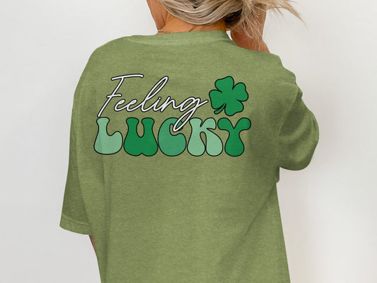 Scrappy Malone's Bar, Irish Pub, Shamrock, Round, Green, Vintage