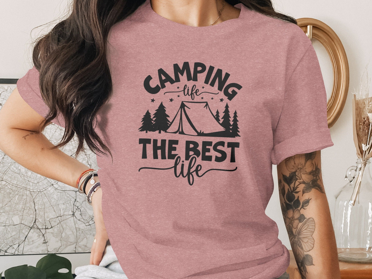 Camping Life The Best Life Outdoor Adventure T-Shirt