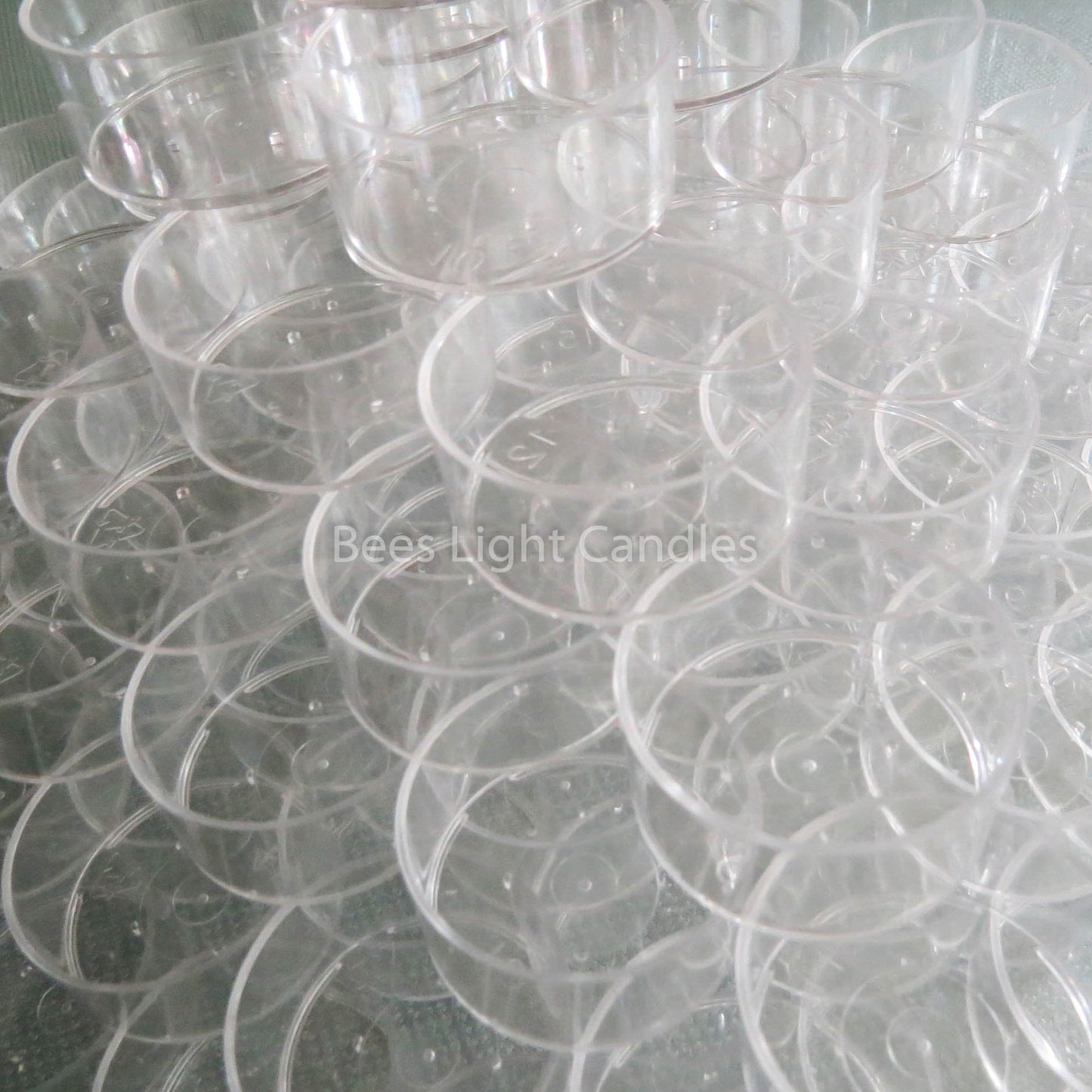 250 Clear Polycarbonate Tealight Cups