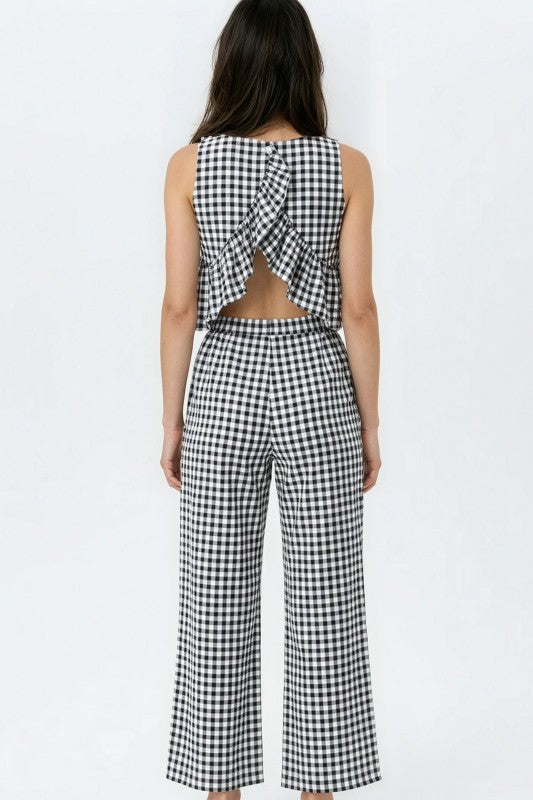 Gingham Pants & Top Set